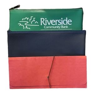 2 Zippered Money Bags & Money Pouch